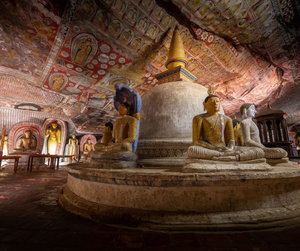Sri Lanka cave temple 