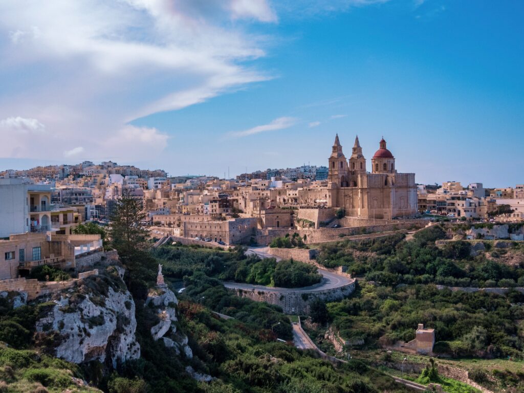 Malta city view. 