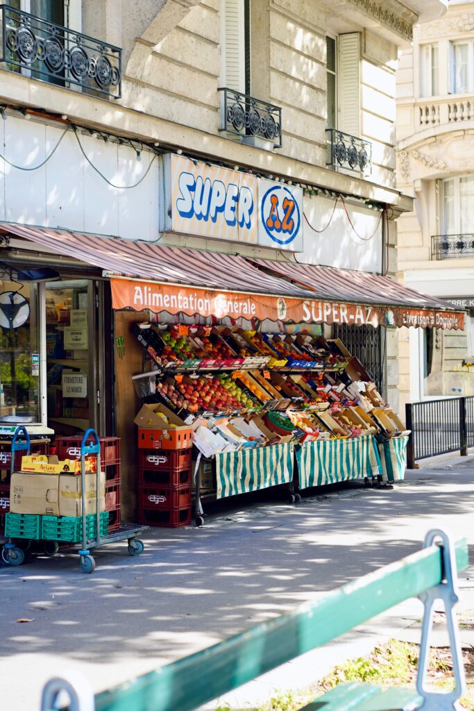 Paris fruit stand